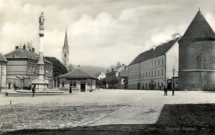 Kaptol krajem 1890-ih godina, ribarnica
